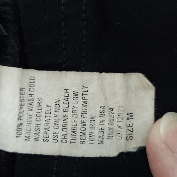 Jonden black skirt size m (InvW183) - Picture 3 of 5